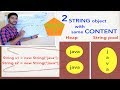 String object creation behind the scenes || string constant pool  ||  java.lang.String