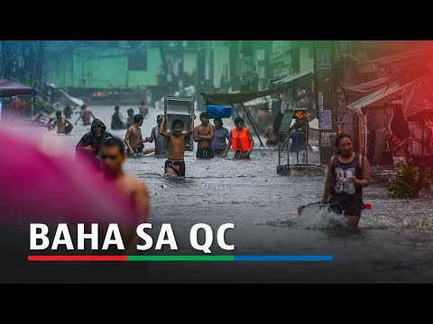 Knee to waist deep floods swamp parts of Quezon City