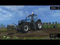 Landwirtschatfs Simulator 2015 - Ploughing/Szántás New Holland T8.320 & Amazone CAYRON (wo. mods)