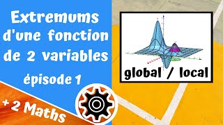 Extremums globaux/locaux d'une fonction de deux variables (épisode 1)