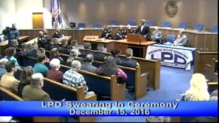 Lynchburg Police Swearing In 12-15-16