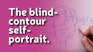 How To Draw A Blind Contour Self-Portrait