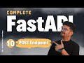 #10 Create POST Endpoint with Database - Insert Data in FastAPI | Tutorial #fastapi