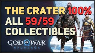 The Crater 100% Exploration God of War Ragnarok (The Jungle, The Plains, The Sinkholes)