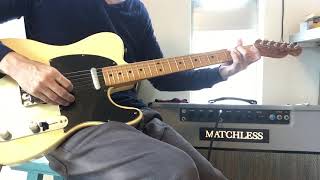 Fender Telecaster arpeggio guitar licks, crispy sound with matchless dc30