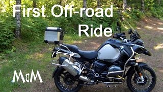 BMW R1200 GS Adventure - First ride off-road & Review