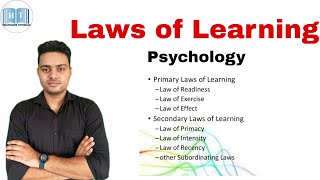 Laws of Learning in Hindi || Thorndike Laws Of Learning || 9 Laws of Learning in Hindi