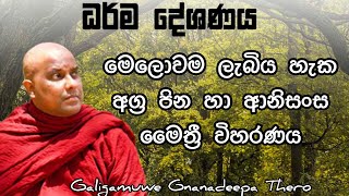 වෛරය ද්වේෂය නිසා තමන්ම දැවෙමින් විදවන අයුරු. මෙලොවම ලබන මෛත්‍රී ආනිසංස - Galigamuwe Gnanadeepa Thero