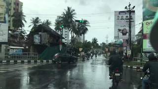 Kozhikode City in Rain 2018 [Watch in 4K]