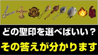 【エルデンリング】あなたに合った『聖印』教えます。レベル別で聖印の祈祷補正を徹底比較！【ELDEN RING】