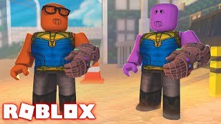 Defeating Thanos In Roblox Roblox Avengers Infinity War - roblox superhero simulator thanos vs hulk