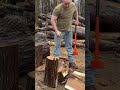 16 lb maul vs gnarly hickory splittingfirewood