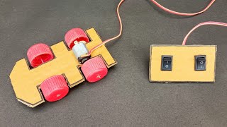 How to make simple remote control car at home | remote control car
