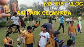PARK CLEAN IN PUBLIC 🍀👋😂COMEDY VIDEO #myfirstvlog #prank #comedy #funny
