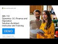 Learn Microsoft Dynamics 365: Finance and Operations Apps Solution Architect online