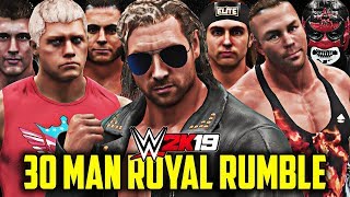 WWE 2K19 - 30 MAN ROYAL RUMBLE MATCH!! (Indy/Free Agents!)