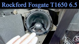 Audiophilia 🔈| Rockford Fosgate T1650 | 6.5 inch 2-way speaker review