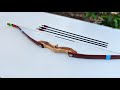 DIY - How to make a simple and powerful bamboo bow