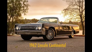 1962 Lincoln Continental Cold Start ,  Power Top Operation and Driving Video