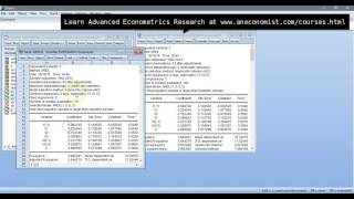 ARDL Eviews Long Run Short Run ECM Cointegration