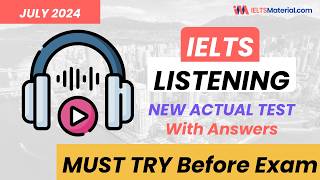 IELTS Listening Practice Test 2024 with Answers | 23.07.2024 | Flanders Conference Hotel | July 2024