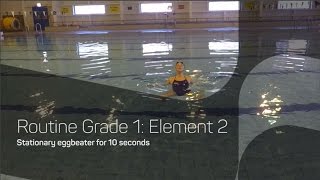 Stationary Eggbeater For 10 Seconds | Synchronised Swimming Routines