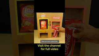 LAY'S Chips and Coca Cola Vending Machine #shorts #cocacola #youtubeshorts #lays