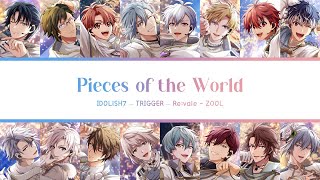 IDOLiSH7 - Pieces of the World (kan/rom/eng color coded lyrics)