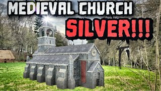 TRIPLE SILVER on the MEDIEVAL CHURCH site - XP DEUS 2