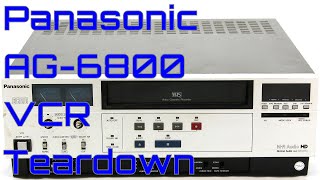 EW0084 - Panasonic AG-6800 VCR Teardown