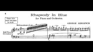 Gershwin Rhapsody In Blue - NotePerformer VST  [Score-Video] Richard Gilley Piano