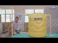 how to install water tank easily पानी की टंकी फिटिंग कैसे करें plasto tank installation demo