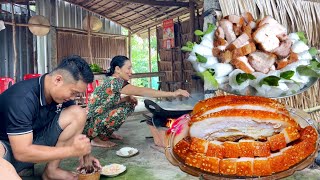 Thịt Heo Quay Chảo Giòn Tan Ngon Như Quay Tiệm - Bí Quyết Chiên Không Văng Dầu | KBMQ