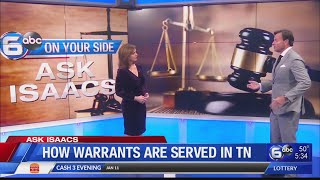How warrants are served in TN
