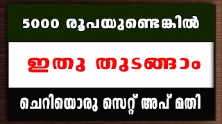 5000 രൂപയുണ്ടെങ്കിൽ ഇതു തുടങ്ങാം | Malayalam Small Business Idea | small business