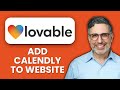 How To Add Calendly to a Lovable AI Website 📅 Step-by-Step Guide to Embed Booking Seamlessly