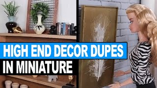 Hacks High End Decor Dupes in Miniature