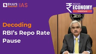 RBI Keeps Repo Rate Unchanged At 6.5% | What Is Repo Rate? | Reasons For Repo Rate Pause UPSC 2023