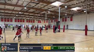 MVVC U11 Red vs. Academy U12 (2024.11.16)