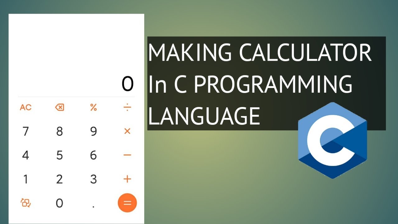 Learn To Make Calculator Using C Language Full Easy To Make - YouTube