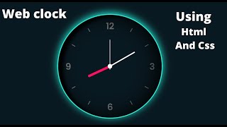 Awesome Javascript Clock | CSS Neumorphism Working Analog Clock UI and UX Design