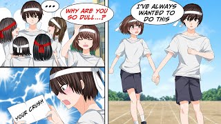 [Manga Dub] My quiet but handsome childhood friend comes to me during a race and... [RomCom]