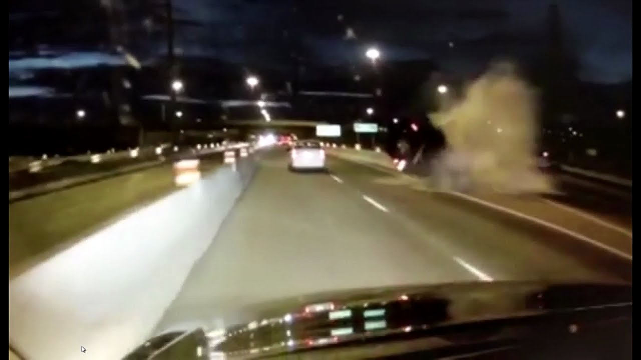 Rollover Crash Caught On Dashcam - YouTube