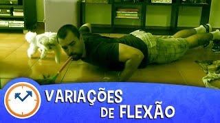 FLEXÃO DE BRAÇO: 26 VARIAÇÕES PARA FAZER EM CASA | Saúde na Rotina