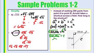Lesson 74 Simplifying Square Roots