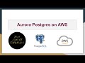 AWS RDS Aurora Postgres Database Setup:  Create/Drop using Python Script