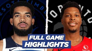 Timberwolves vs Toronto Raptors | Full Game Highlights | 2021 NBA Season