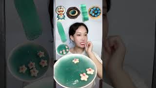 Eat emoticons Dragon Boat Festival blue series blue food challenge eat only one color food