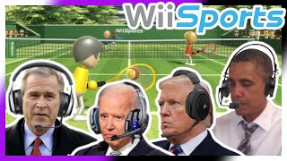 US Presidents Play Tennis in Wii Sports