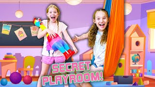 We Found a SECRET PLAYROOM in our House !!!